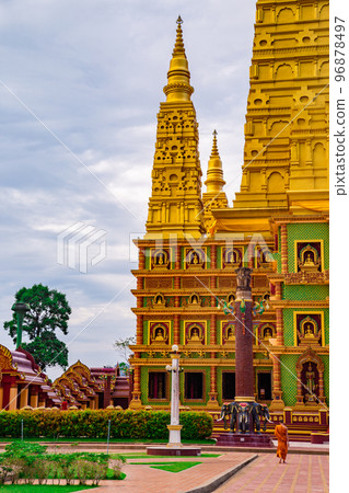 Wat MahaThat Wachira mongkol in Krabi, Thailand Wat MahaThat Wachira mongkol in Krabi, Thailand 96878497
