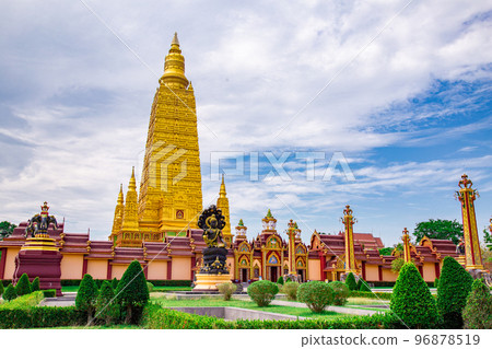 Wat MahaThat Wachira mongkol in Krabi, Thailand Wat MahaThat Wachira mongkol in Krabi, Thailand 96878519