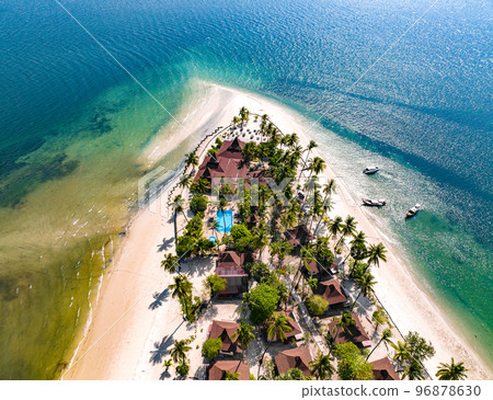 Aerial view of koh Mook or koh Muk island, in Trang, Thailand 96878630