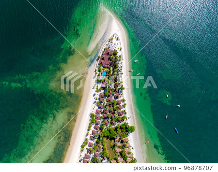 Aerial view of koh Mook or koh Muk island, in Trang, Thailand 96878707