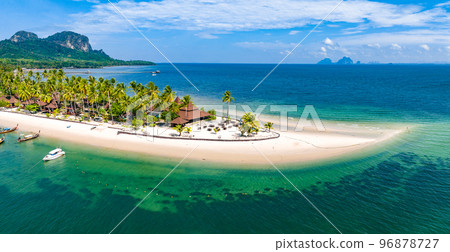 Aerial view of koh Mook or koh Muk island, in Trang, Thailand 96878727