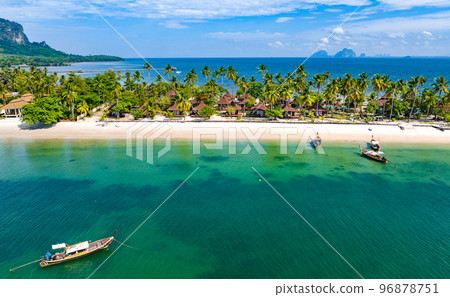 Aerial view of koh Mook or koh Muk island, in Trang, Thailand 96878751