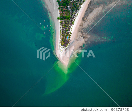 Aerial view of koh Mook or koh Muk island, in Trang, Thailand 96878768