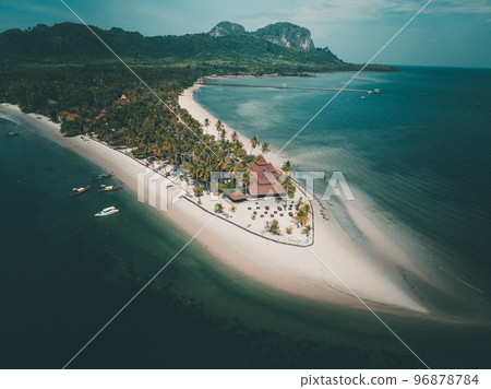 Aerial view of koh Mook or koh Muk island, in Trang, Thailand 96878784