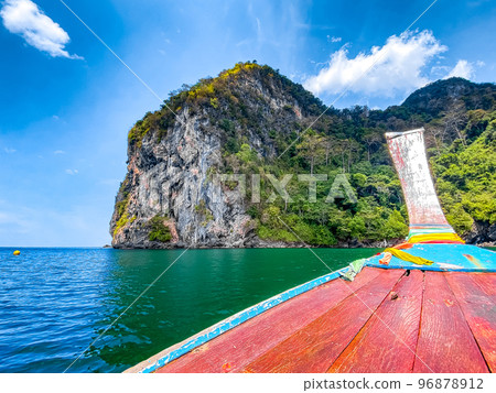 Tiger cave in koh Mook or koh Muk island, in Trang, Thailand Tiger cave in koh Mook or koh Muk island, in Trang, Thailand 96878912