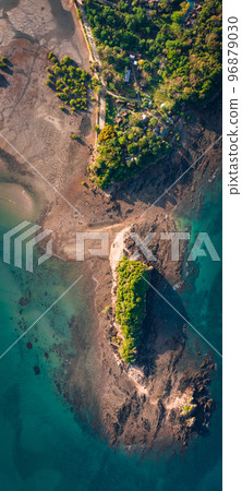 Aerial view of Laem Kho Kwang Beach in Koh Lanta, Krabi, Thailand Aerial view of Laem Kho Kwang Beach in Koh Lanta, Krabi, Thailand 96879030