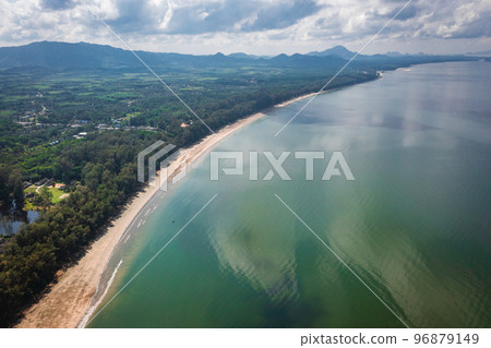 Aerial view of the Siri Lanta Bridge in koh Lanta, Krabi, Thailand Aerial view of the Siri Lanta Bridge in koh Lanta, Krabi, Thailand 96879149