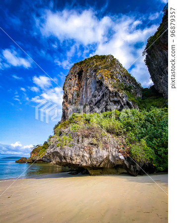 Railay and Phra nang Cave Beach in Krabi, Thailand 96879357