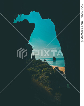 Princess or Phra nang Cave in Krabi, Thailand 96879552