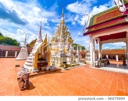 Wat Phra Boromathat Chaiya in Surat Thani, Thailand Wat Phra Boromathat Chaiya in Surat Thani, Thailand 96879994