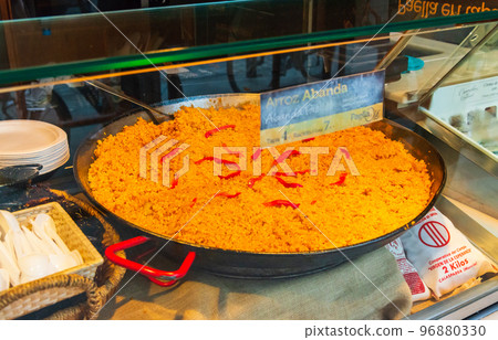 Authentic Spanish Paella San Miguel Market Authentic Spanish Paella San Miguel Market 96880330