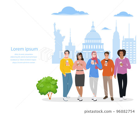 People Travel USA Tourist Weekend American Trip People Travel USA Tourist Weekend American Trip 96882754