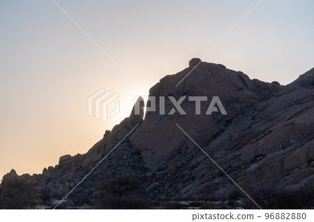 The Spitzkoppe area around sunset The Spitzkoppe area around sunset 96882880
