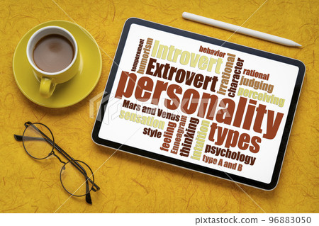 personality types word cloud 96883050