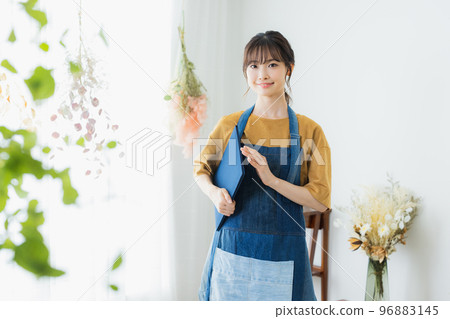 waiter with menu waiter with menu 96883145