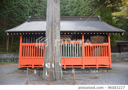 [Nagano Prefecture Narai-juku] Chin Shrine 96883227