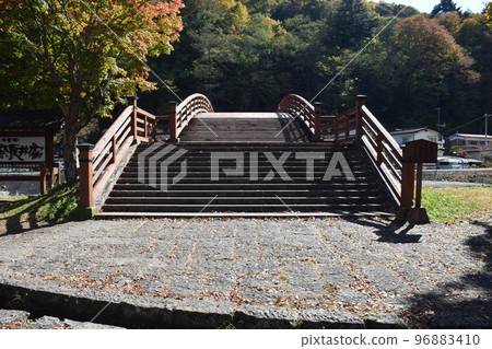[長野縣奈良井宿]木曾大橋 96883410