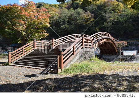 [長野縣奈良井宿]木曾大橋 96883415