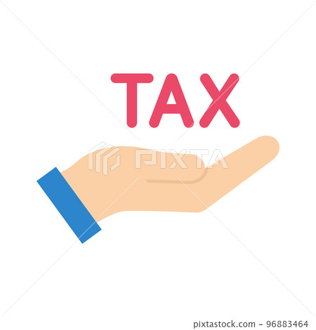 Tax Day Reminder Concept. Business income. Vector illustration. 96883464