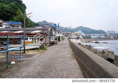 千葉縣鴨川市富富海岸的風景 千葉縣鴨川市富富海岸的風景 96883710