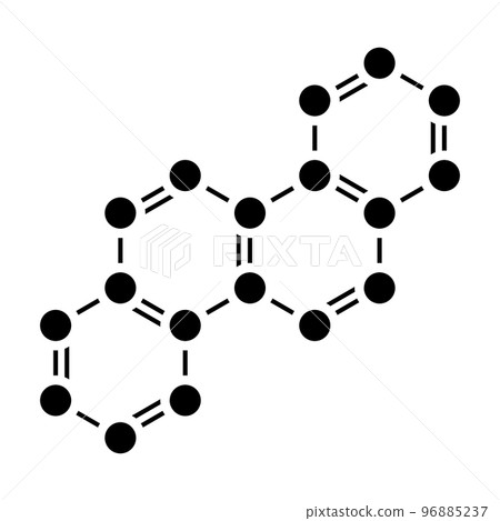 Abstract molecule icon. Symbol of chemistry, science, laboratory, education or biochemistry. Vector illustration Abstract molecule icon. Symbol of chemistry, science, laboratory, education or biochemistry. Vector illustration 96885237