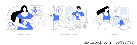 Burn fat abstract concept vector illustrations. Burn fat abstract concept vector illustrations. 96885758