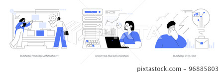 Company achievement abstract concept vector illustrations. Company achievement abstract concept vector illustrations. 96885803