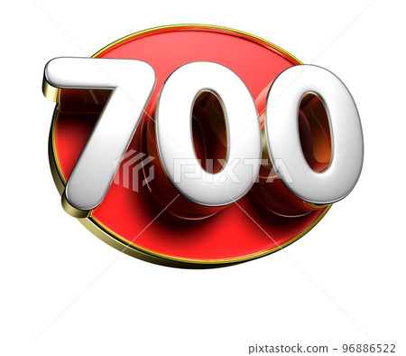700 gold rim 3D. 700 gold rim 3D. 96886522