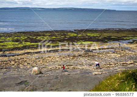 Storm beach by Carrowhubbuck North Carrownedin close to Inishcrone, Enniscrone in County Sligo, Ireland. Storm beach by Carrowhubbuck North Carrownedin close to Inishcrone, Enniscrone in County Sligo, Ireland. 96886577