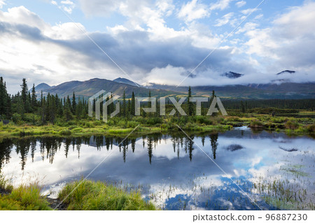 Lake in Alaska Lake in Alaska 96887230