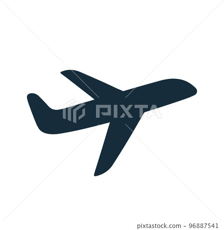 Airplane Icon. Airplane Icon Transportation Logo Template 96887541