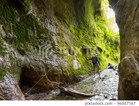 Hike in green canyon 96887567