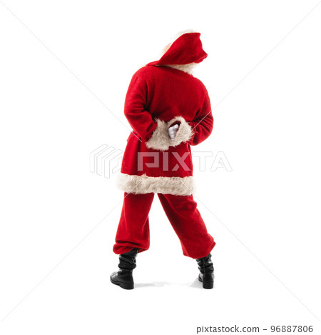 Santa Claus from behind Santa Claus from behind 96887806