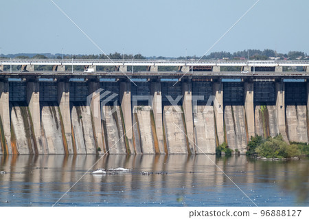 Dneproges Hydroelectric power plant Dnieper river 96888127