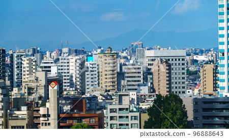 Cityscape of Nishi-Shinjuku, Tokyo, Japan 96888643