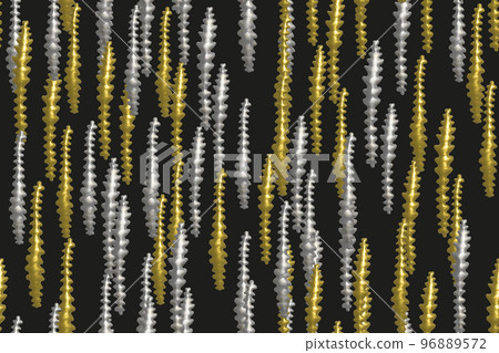 Abstract Silver Golden Worm Seamless Pattern 3D Illustration Background Abstract Silver Golden Worm Seamless Pattern 3D Illustration Background 96889572
