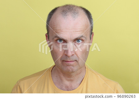 Portrait of a handsome man after 40 years. 96890263