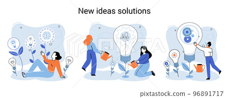 Idea and creative. Business solutions for opportunities, search for new solutions Idea and creative. Business solutions for opportunities, search for new solutions 96891717