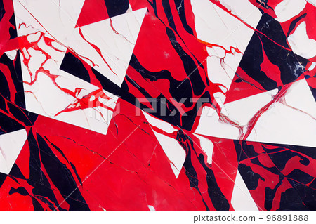 Red and white marble abstract background. Decorative acrylic paint pouring rock marble texture. Horizontal Red and white geometric abstract pattern. Red and white marble abstract background. Decorative acrylic paint pouring rock marble texture. Horizontal Red and white geometric abstract pattern. 96891888