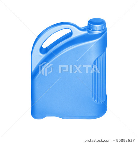 Blue Engine oil canister isolated on white background. Blue Engine oil canister isolated on white background. 96892637