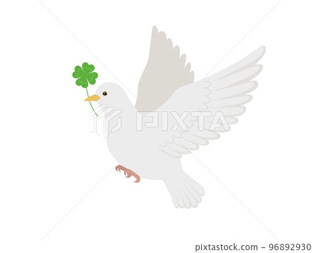 四葉草和白鴿 四葉草和白鴿 96892930