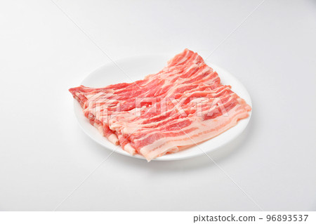 Sliced pork belly Sliced pork belly 96893537