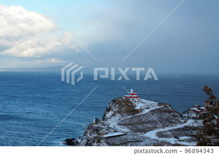 Otaru Hiyoriyama Lighthouse and Herring Goten at Cape Takashima Otaru Hiyoriyama Lighthouse and Herring Goten at Cape Takashima 96894343