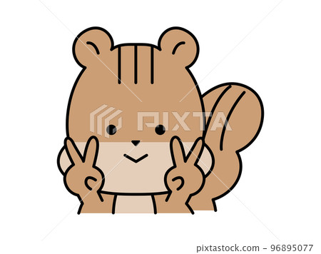 扮演雙重和平的松鼠角色 扮演雙重和平的松鼠角色 96895077