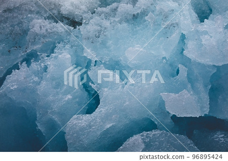 Block of glacier ice Block of glacier ice 96895424