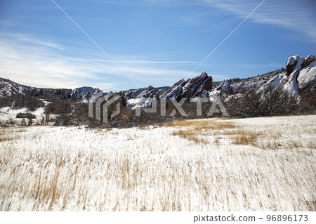 Roxborough State Park in winter, Colorado Roxborough State Park in winter, Colorado 96896173