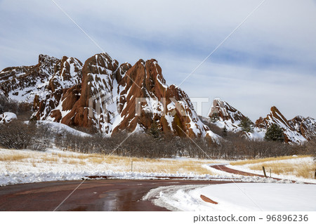 Roxborough State Park in winter, Colorado, USA Roxborough State Park in winter, Colorado, USA 96896236