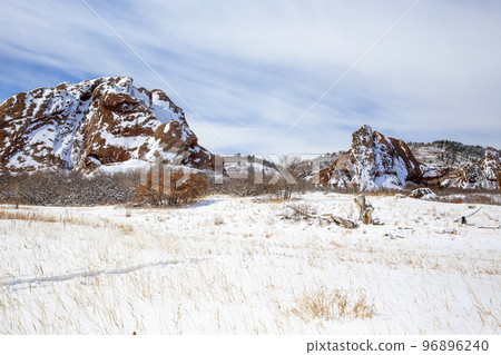 Roxborough State Park in winter, Colorado, USA Roxborough State Park in winter, Colorado, USA 96896240