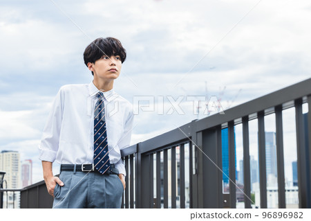 High school boy portrait Photography cooperation: WEEK Shiba Daimon (Sun Frontier Real Estate) High school boy portrait Photography cooperation: WEEK Shiba Daimon (Sun Frontier Real Estate) 96896982
