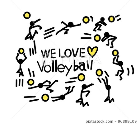 I love volleyball! 96899109
